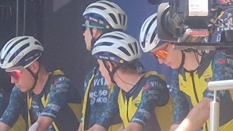 Presentation de l equipe JUMBO VISMA lors du Tout de France a Nice Jonas VINGEGAARD au premier plan