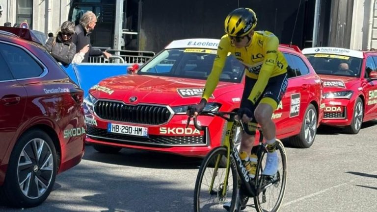 Businet au coeur de l'action VIP sur Paris-Nice