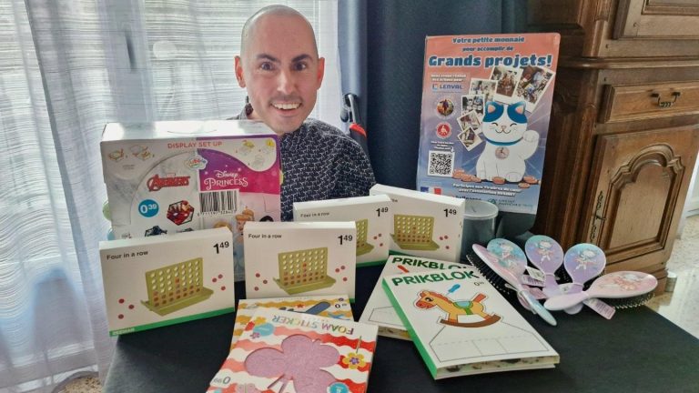 Fondateur de Businet avec les jouets pour la fondation Lenval